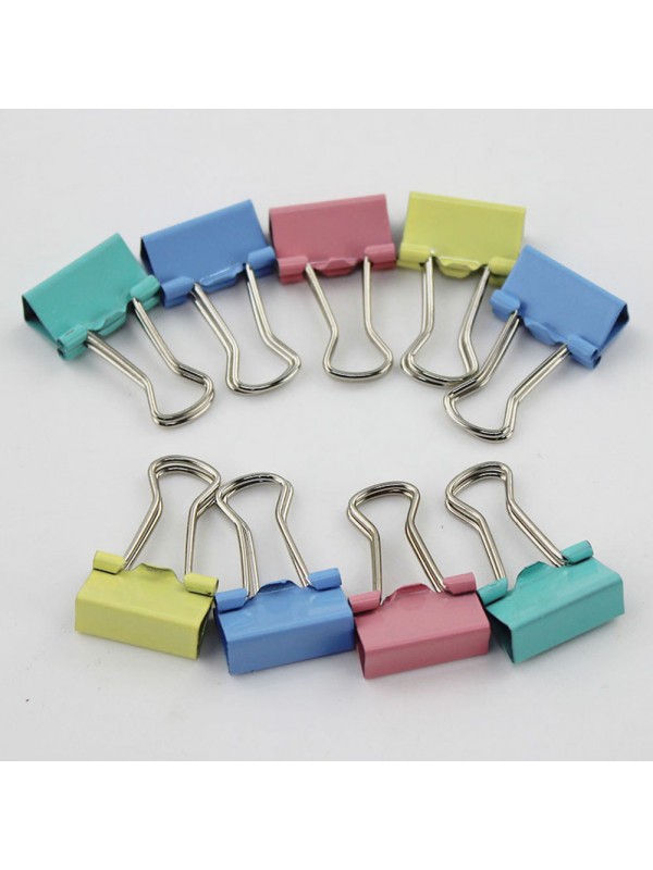 15MM Colorful Metal Binder Clips