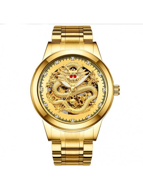 Men Mechanical Watches - All Gold
