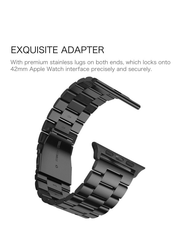 Apple Watch Replacement Watch Band Black 4mm