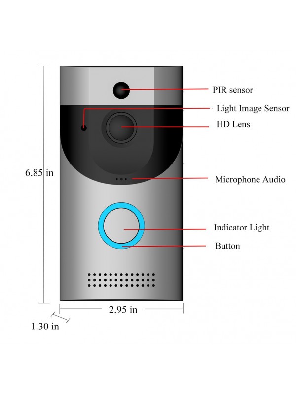 Smart WiFi Doorbell Ring Wireless Video Camer