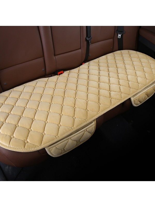 Beige Elasticity Comfortable Car Rear Cushion
