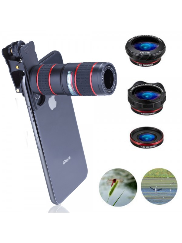 2D26 5 in 1 Phone Zoom Lens Camera