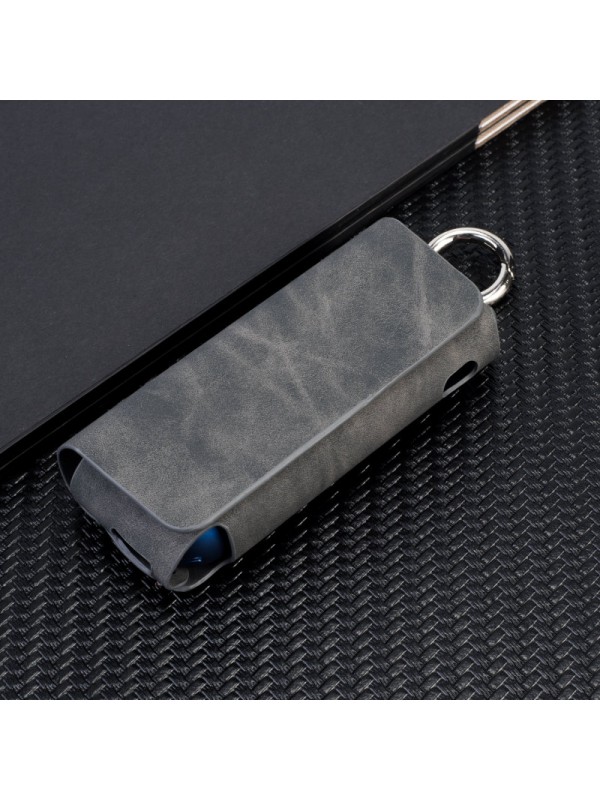 E-Cigarette PU Leather Case Holder Cover Gray