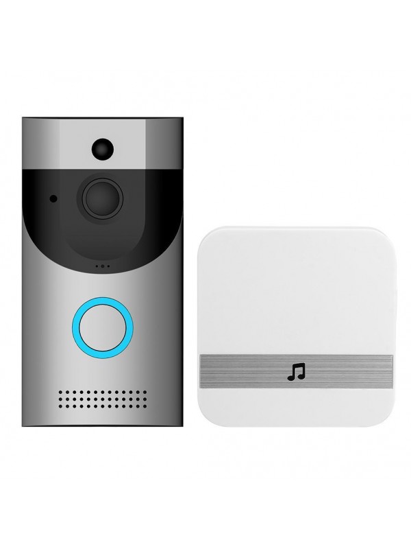 Anytek B30 Video Doorbell - US Plug, Silver