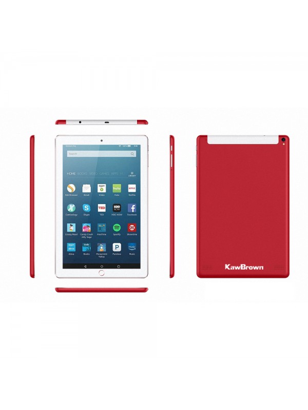 Kawbrown 10 Inch Tablet PC 1RAM 16GB Red