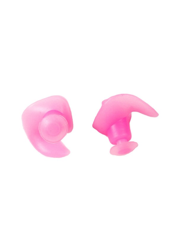 1 Pair Silicone Spiral Earplugs Pink
