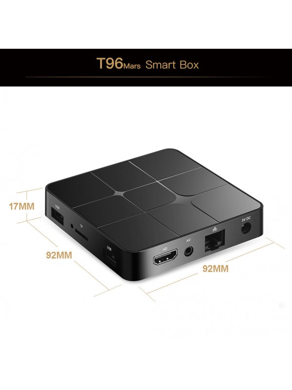 T96 mars Smart Android TV Box UK Plug