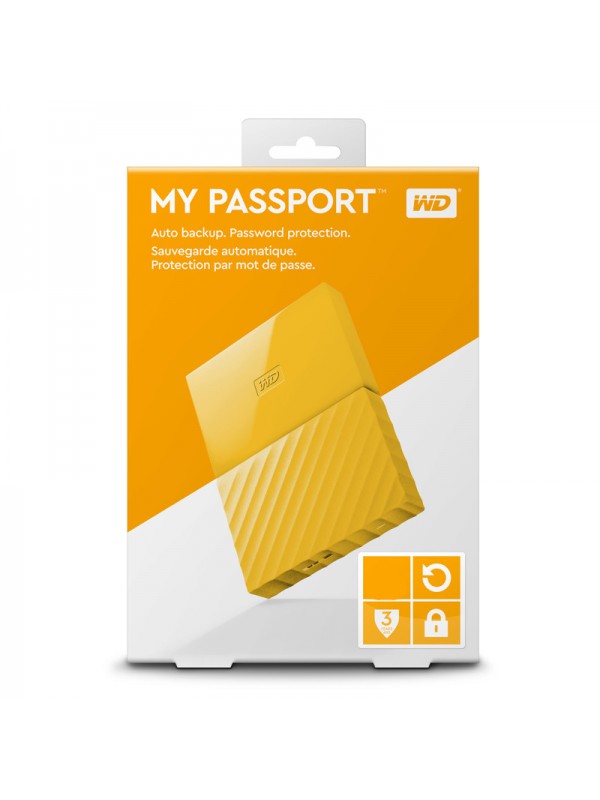 Western Digital My Passport HDD 2TB Yellow