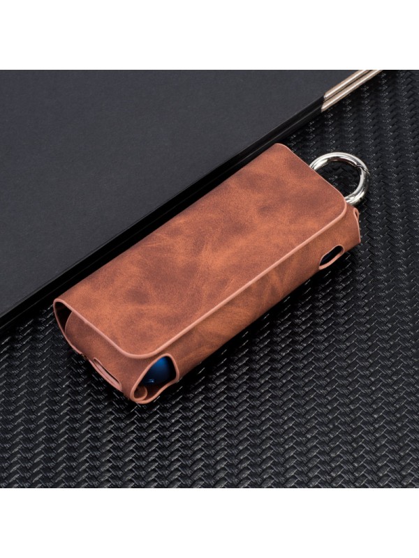 E-Cigarette Leather Case Holder Cover Brown