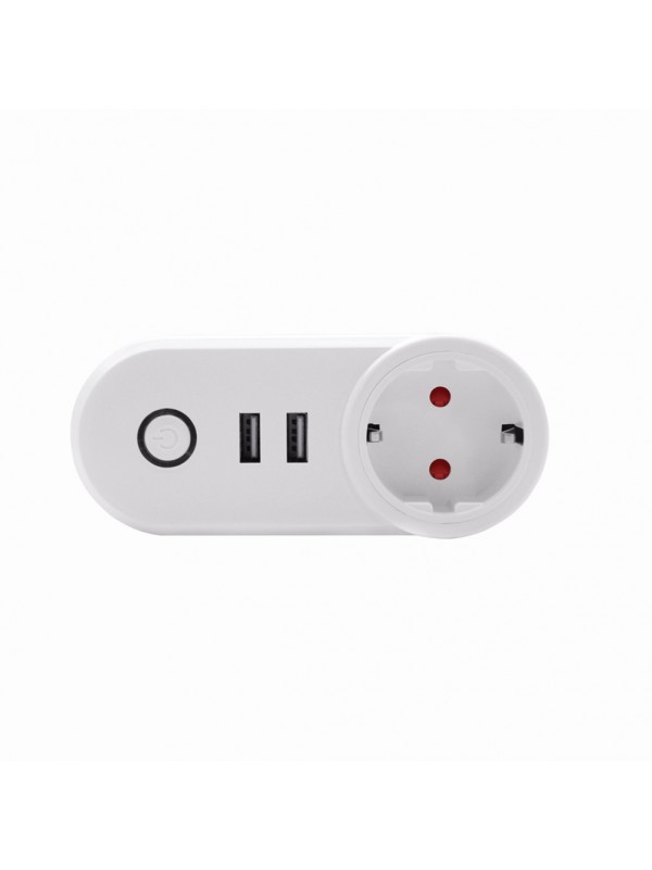 Wifi Smart Socket with USB Outlet - EU Plug