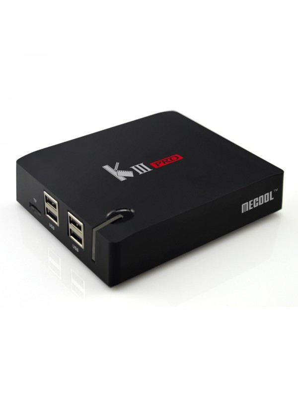 MECOOL KIII PRO Hybrid DVB TV Box - UK Plug