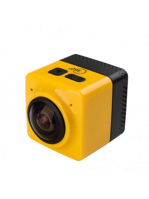 Panoramic Wide Angle Action Camera Yellow