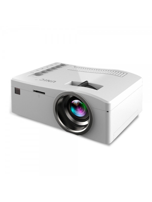 HD 1080P Home Mini Projector White EU Plug