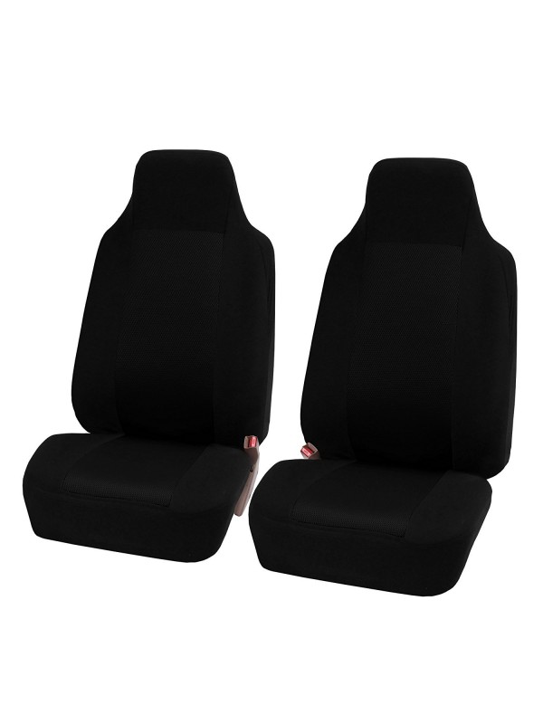 2pcs/set Universal Car Front Seat-Black