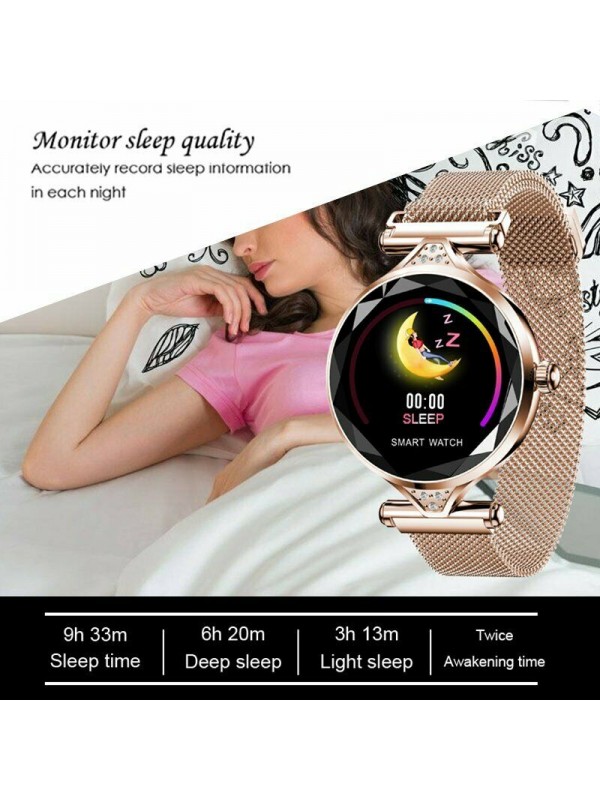 H1 Women Fashion Smart Watch - Gold