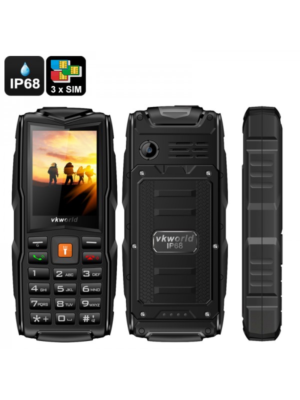 VKWorld New Stone V3 GSM Cell Phone (Black)