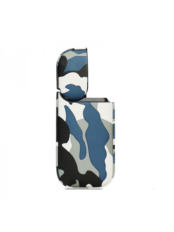 Camo PU Leather Case for IQOS - White