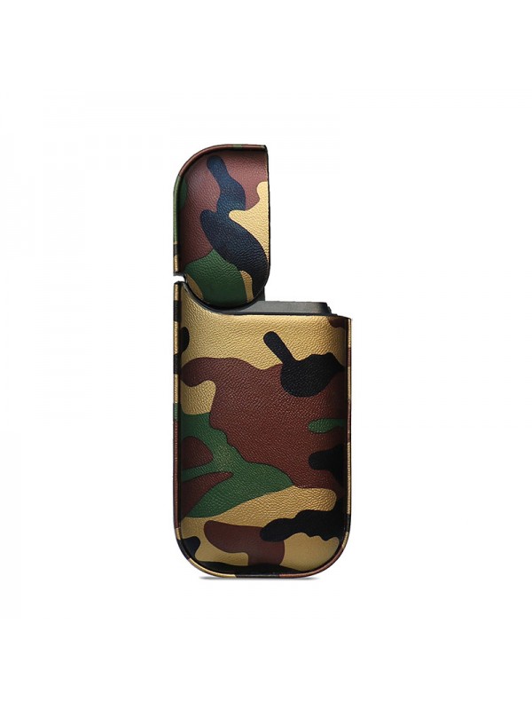 Camo PU Leather Case for IQOS - Green