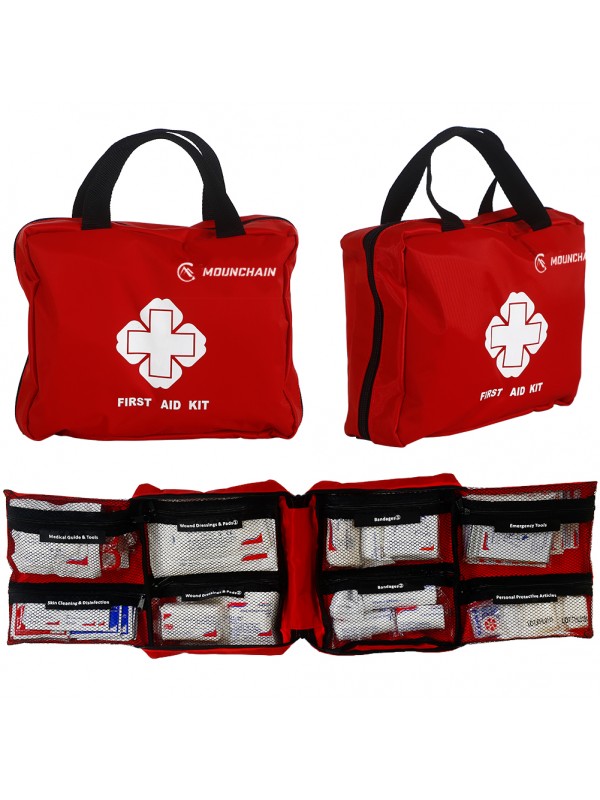 Mounchain First Aid Red First Aid Kit(Zipper