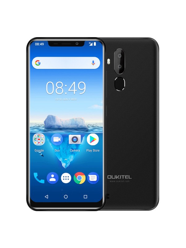 Black Oukitel C12 Pro 2+16GB Smartphone