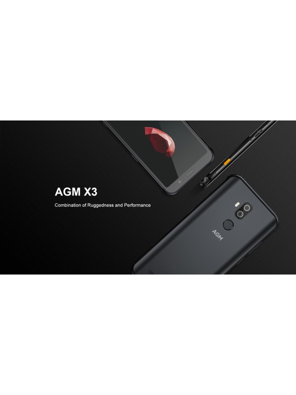 AGM X3 6+64GB Mobile Phone Black