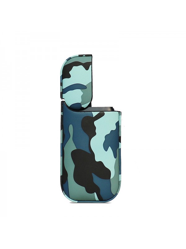 Camo PU Leather Case for IQOS - Light Green