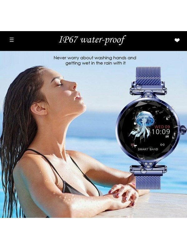 H1 Women Fashion Smart Watch - Blue