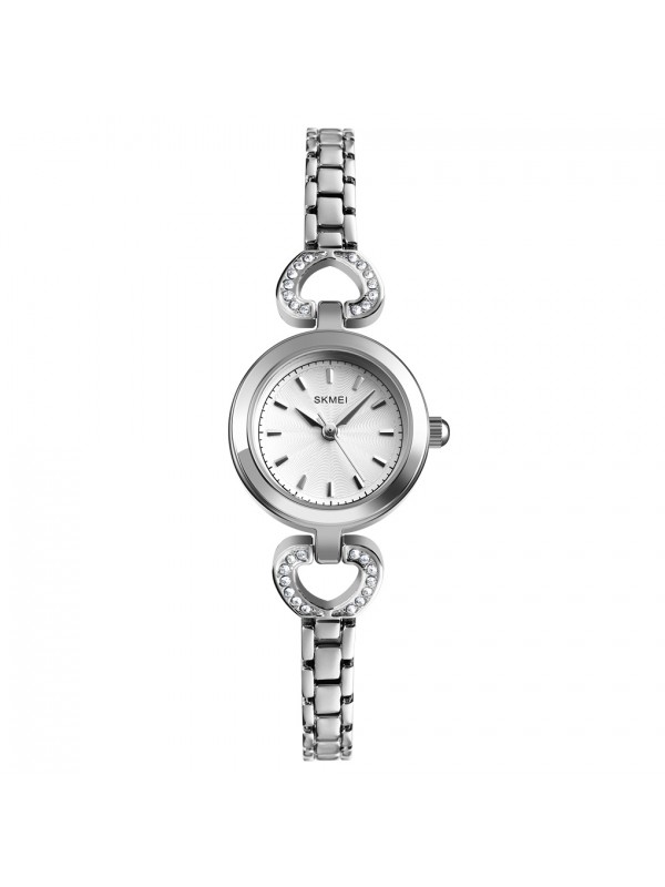 SKMEI 1408 Luxury Women Watch Silver