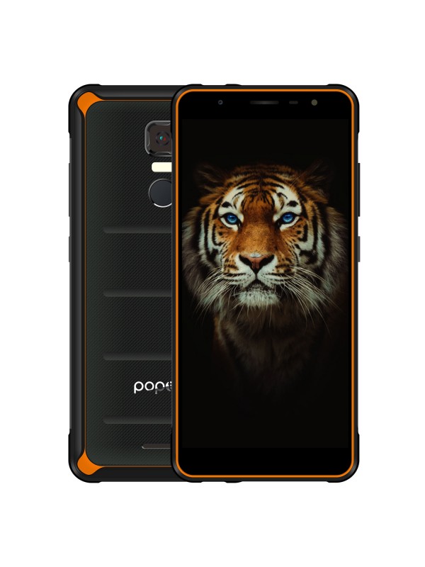 POPTEL P10 5.5 Inch Smart Phone Orange