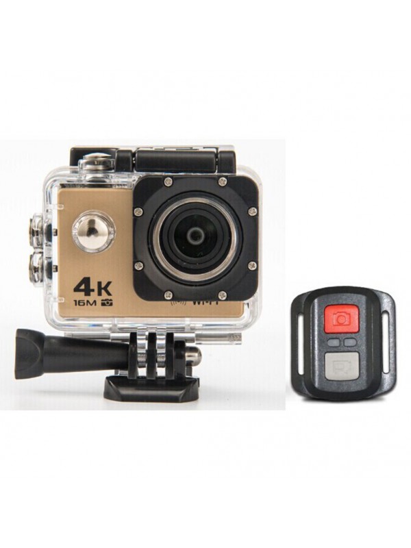 HD 4K WIFI Action Camera Gold