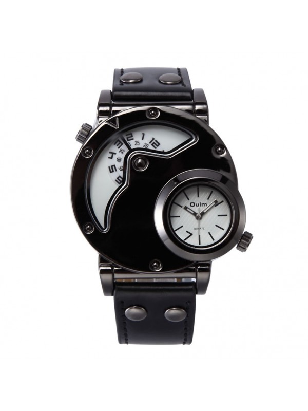 Oulm HP-9591 Men Quartz Watch - White
