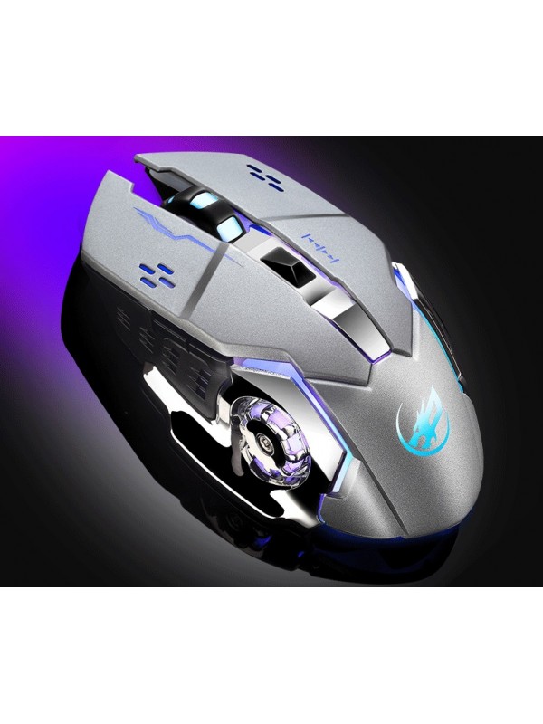 Warwolf Q8 Wireless Rechargeable Mouse Gray