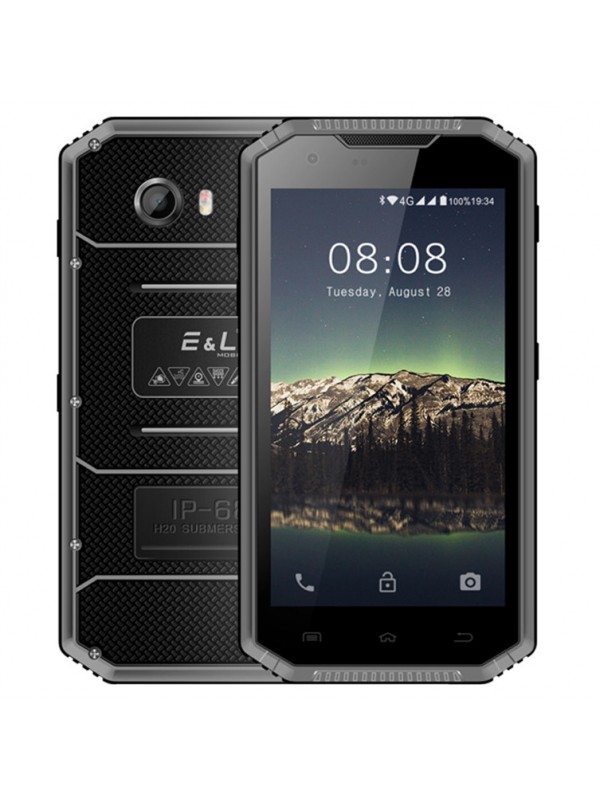 EL W7S IP68 Waterproof Mobile Phone - Black