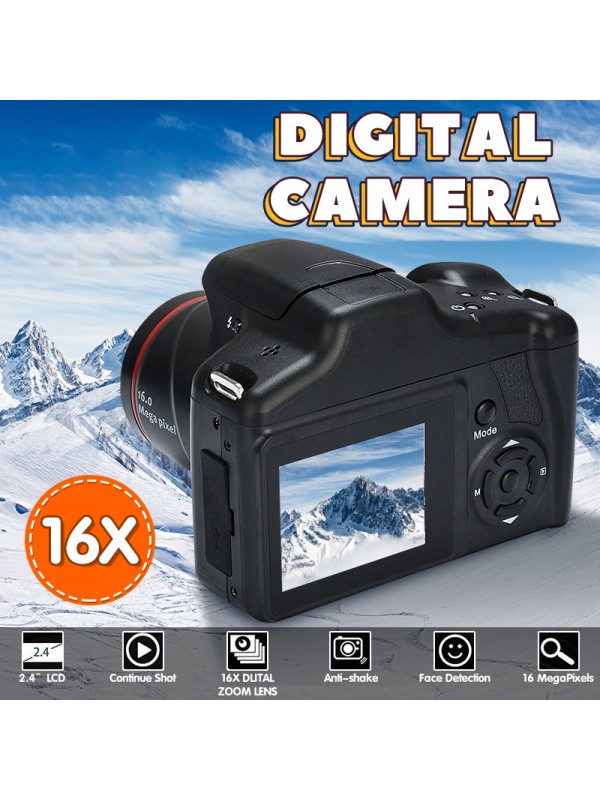 Digital Camera 720P 16X ZOOM Lamp Recorder
