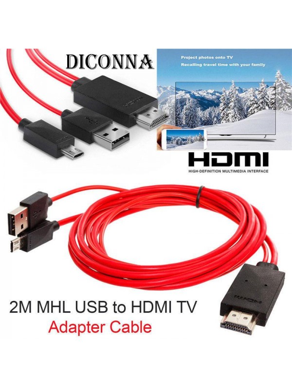 HDMI Adapter Micro USB to HDMI Cable Adapter
