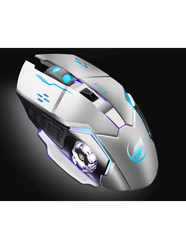 Warwolf Q8 Wireless Rechargeable Mouse Silver