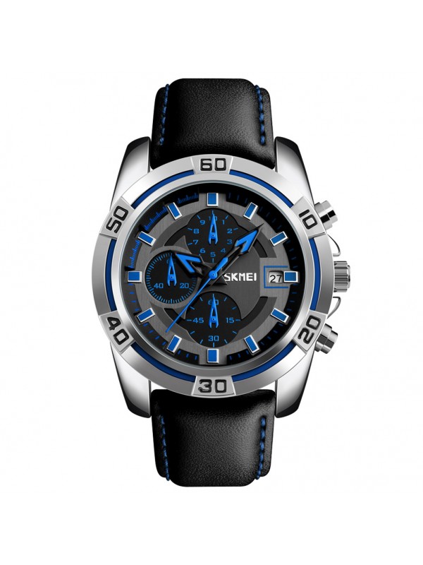 Men Fashion Luxury Quartz Wristwatch Blue