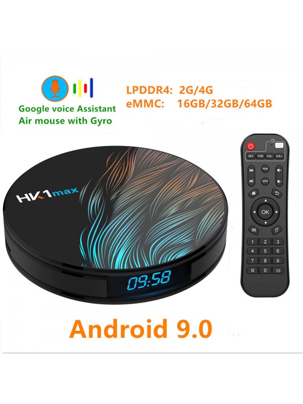 HK1 Max Smart TV Box - 4G + 64G, EU Plug