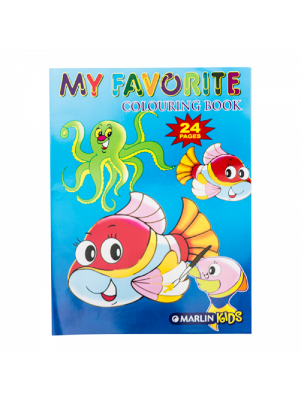 Marlin Kids Favourite Colouring Book 24 page