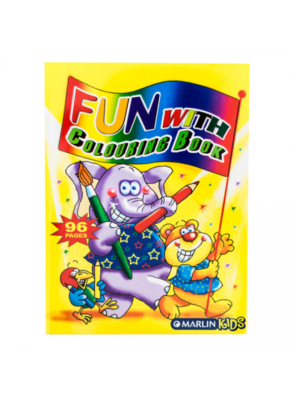 Marlin Kids Fun with Colouring Books 96 page