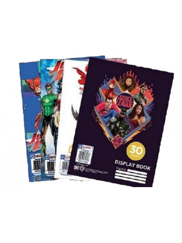 Justice League Display Books 30 Pockets