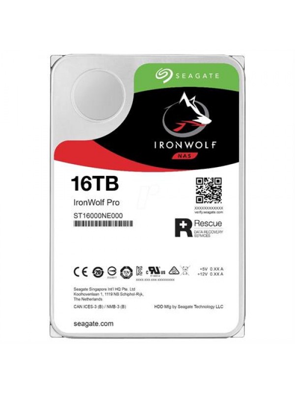 Seagate IronWolf Pro 16TB 256MB Cache 3.5 inch