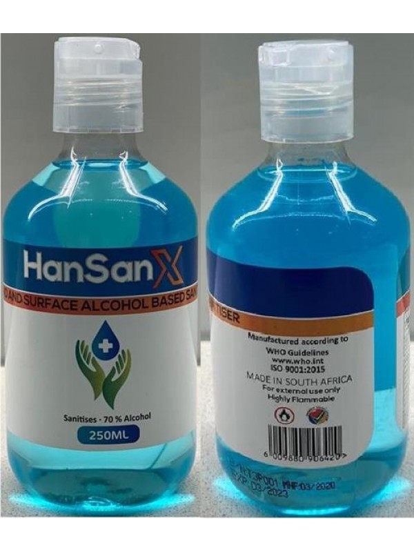 Casey Han SanX 250ml Hand and Surface Alcohol