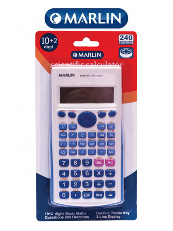 Marlin Scientific calculator with 240 functionsin