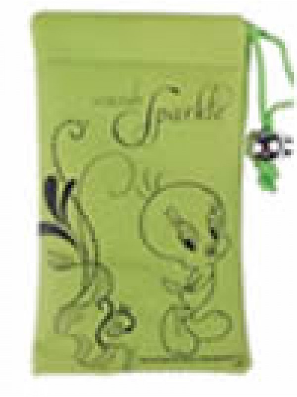Tweety Cell phone Pouch: GREEN