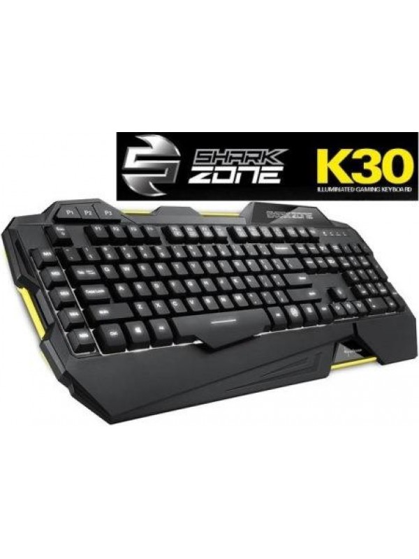 Sharkoon SHARK ZONE K30 Modern keyboard with LED