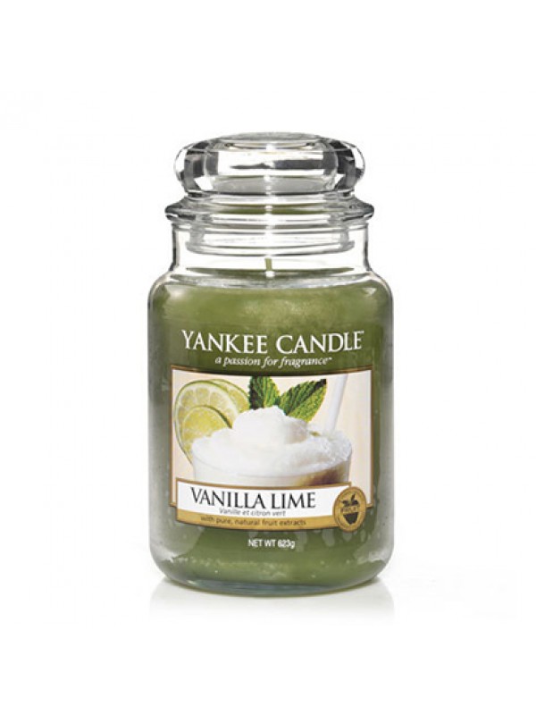 Yankee Candle Vanilla Lime Large Jar Retail Box