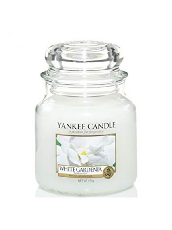 Yankee Candle White Gardenia Medium Jar Retail