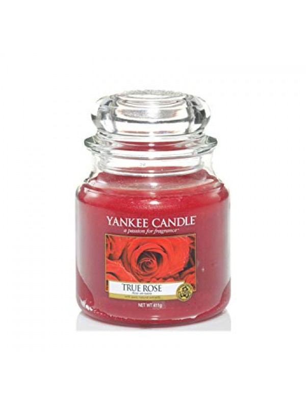 Yankee Candle True Rose Medium Jar Retail Box No