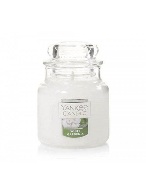 Yankee Candle White Gardinia Small Jar Retail Box